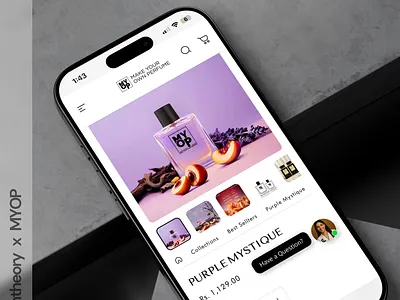 Make Your Own Perfume - Shopify Overhaul 3d animation branding design ecommerce graphic design illustration logo motion graphics shopify ui ux vector