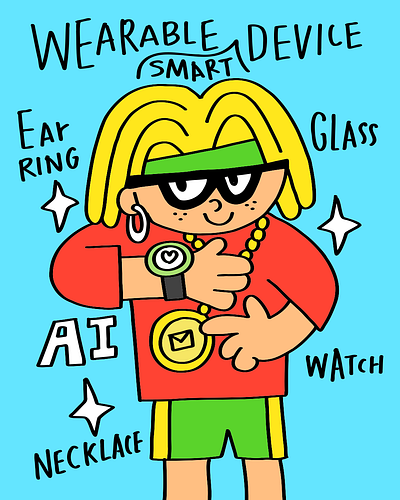 Wearable Smart Device illustration
