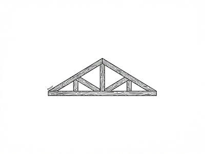 wooden roof rafter illustration architecture construction illustration logo rafter roof vector wood