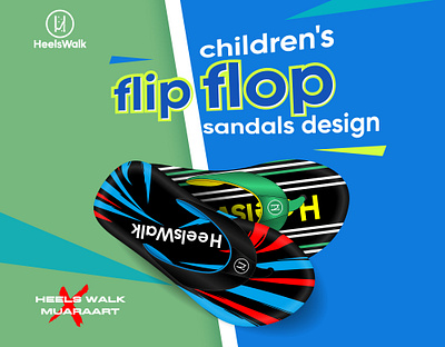 Collaboration Projects HEELS WALK X MUARA ART design footwear design graphic design illustration sandals design techpack design vector