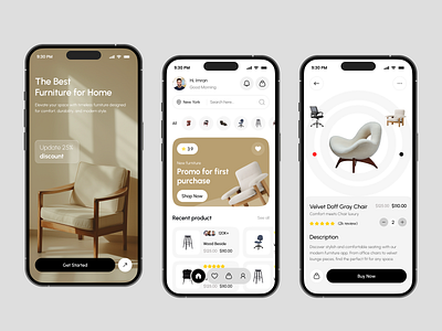 Furniture mobile app appdesign chair cleanui dribbbleshot ecommerce ecommerce store ecommercedesign furnitureapp furniturestore minimaldesign mobileapp online store shop software store uidesign unique uxui
