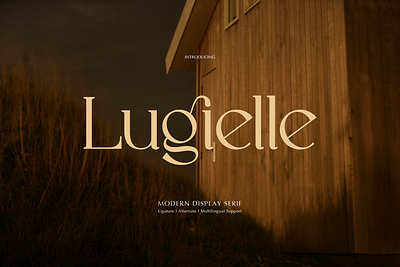 Lugielle | Modern Display Serif brand font