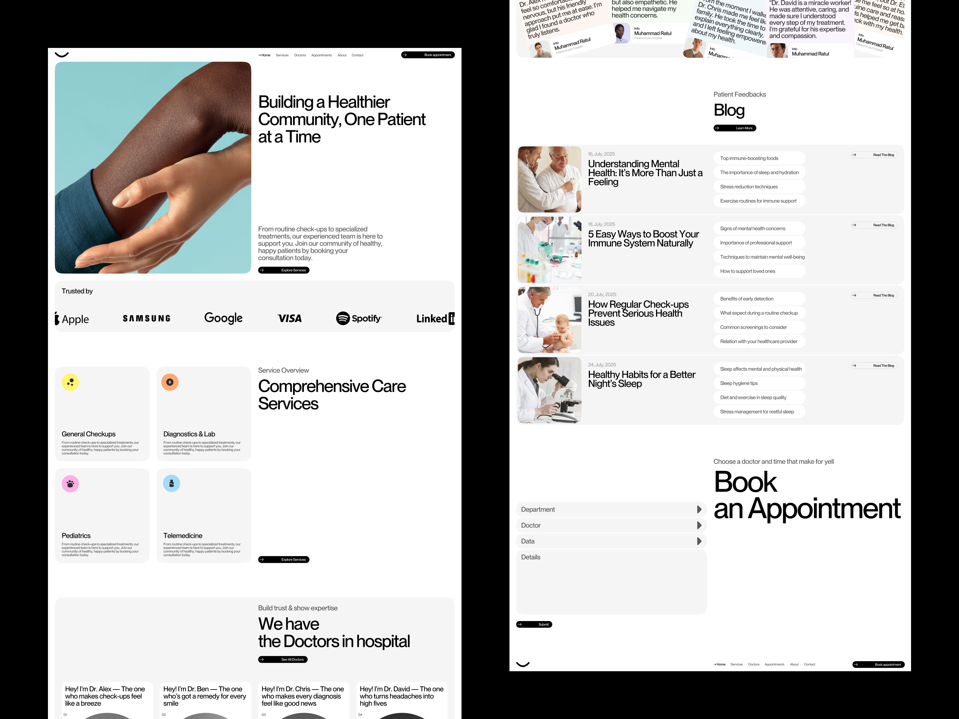 Example of Premium UI UX Web Design & Development