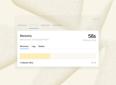 N2W - Chart abstract backup bar branding chart clean dashboard design modern pregress tabs ui ux white yellow