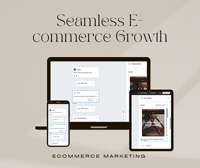 Shopify Store + Klaviyo Flows: Seamless E-commerce Growth design ecommercedesign ecommercegrowth email marketing email template emailautomation emailmarketing klaviyoflows shopify shopifymarketing