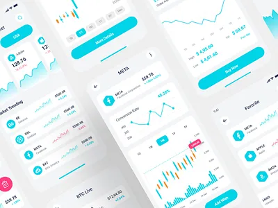 Stock Market Mobile App Figma Template app crypto defi download figma finance app fintech app freebies hire investment app money transfer app stock market app stock mobile app topup topup app trading app ui template uikits ux design