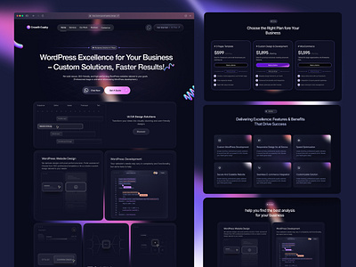 Agency Website agency agency website digital agency landing page web design website