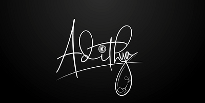 Adithya Ganesh Signature logo reveal adithya ganesh adithya ganesh graphic designer aftereffects aptitude animation graphic design illustration logo animation photoshop premier pro ripponpet shivamogga ui