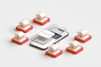 3D Animation For Finx.io 3d 3d animation 3d art 3d design 3d designer 3d website 3dart animation c4d cinema4d illustration mvp website animation