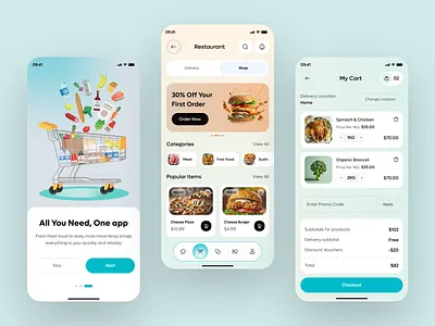 Food & Grocery App Redesign app design food app foodgroceryappredesign foodorderingux freshfoodapp graphic design groceryappdesign grocerydeliveryux groceryecommerceapp grocerymobileapp groceryshoppingexperience ios minimal app design mobile app mobileshoppingapp online grocery app design ui design uiux design