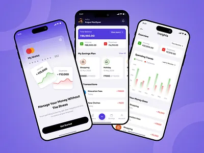 Smarter Money 🪙, Smoother Days app concept budget planner clean ui design expense manager finance app light mode ui mobile app ui mobile banking modern ui money tracker personal finance product design savings tracker ui ux inspiration wallet app