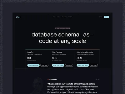 Pricing Page Layout clean dashboard flat landing minimal pricing saas shadcn shadcnui tailwind ui