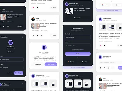 Boxes UI - 🧊 box card component design element figma ui