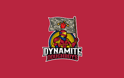 Dynamite Doughboys Mascot Logo Design esports graphic design illustration logo logo design mascot logo