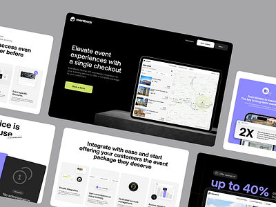 Eventbeds Pro API – Seamless Hotel Solutions for Events landing page outcrowd ui ui design ux ux design visual design web design web development webflow website