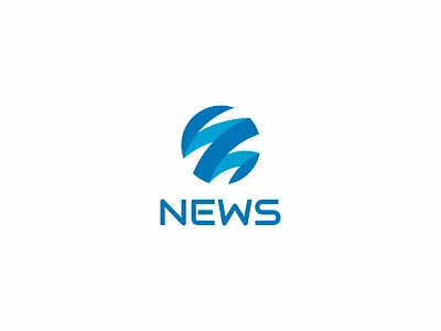 News logo design ball blue blues brand branding circle circles design earth logo logo design minimal minimalist news simple symbol