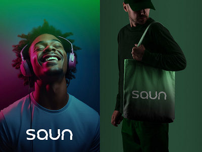 saun | Music brand logo audio logo branding faruart logo logodesign minimal logo music music logo saun logo techlogo