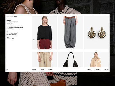 N21 / Fashion Store Website animation e commerce ecommerce fashion minimal online store shop store ui web design website