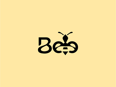 Bee Logo ! bee logo bee minimal logo bee wordmark logo branding branding logo bee creative logo design logo logo design minimal logo modern logo wordmark logo