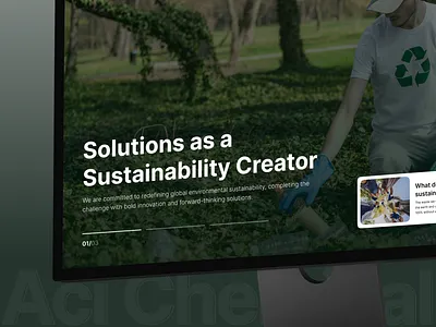 ACIE – Industrial Construction Chemicals Website UI/UX b2b website chemical company website construction corporate website eco friendly website design industrial uiux industrial website interface landing page ui nonprofit website product recycling service startup ui ux web web design website