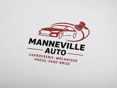 Logo Creation MannevilleAuto