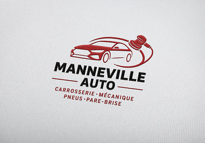 Logo Creation MannevilleAuto