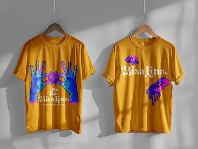 Merchandise Design for BisaLina bag bag design brand branding cannabis design digital digital art graphic design identity branding illustration merchandise shirt shirt design t shirt tote bag tote bag design