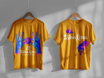 Merchandise Design for BisaLina bag bag design brand branding cannabis design digital digital art graphic design identity branding illustration merchandise shirt shirt design t shirt tote bag tote bag design