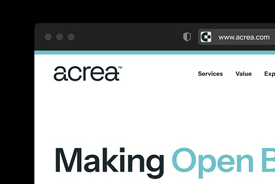 Acrea Website advisory alphamark b2b branding studio consulting creative agency design studio layout logo navigation omnichannel typography ui user interface website
