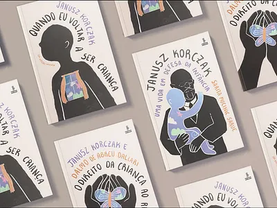 illustrations Janusz Korczak Book Covers branding graphic design illustration illustration book cover