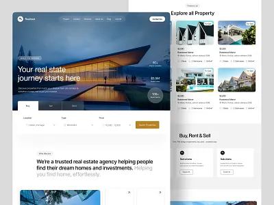 Real Estate Website modern web property landing page real estate real estate landing page real estate website real estate website template web web design website
