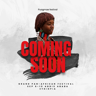Festival Announcement Graphics ad design graphic design photoshop poster design