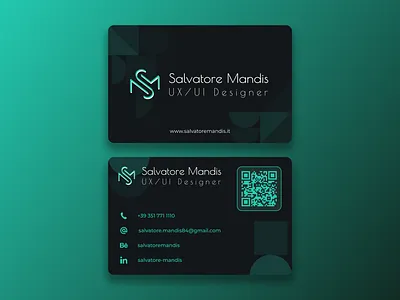 My Professional Business Card business card mockup mockup business card professional business card uxui designer business card