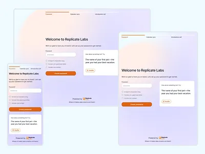 Create Password - Responsive authscreen create password figmadesign formdesign minimalui mobiledesign modernui onboarding password passwordform passwordui responsivedesign signupflow ui uiux userinterface webdesign