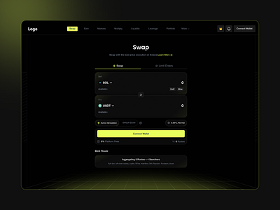 Swap Page UI Design crypto crypto app crypto dashboard crypto dashboard design crypto portfolio crypto swap crypto trading crypto wallet dashboard crypto wallet ui dashboard dashboard website template design inspiration simple dashboard design swap swap dashboard token swap web design inspiration web3 web3 dashboard