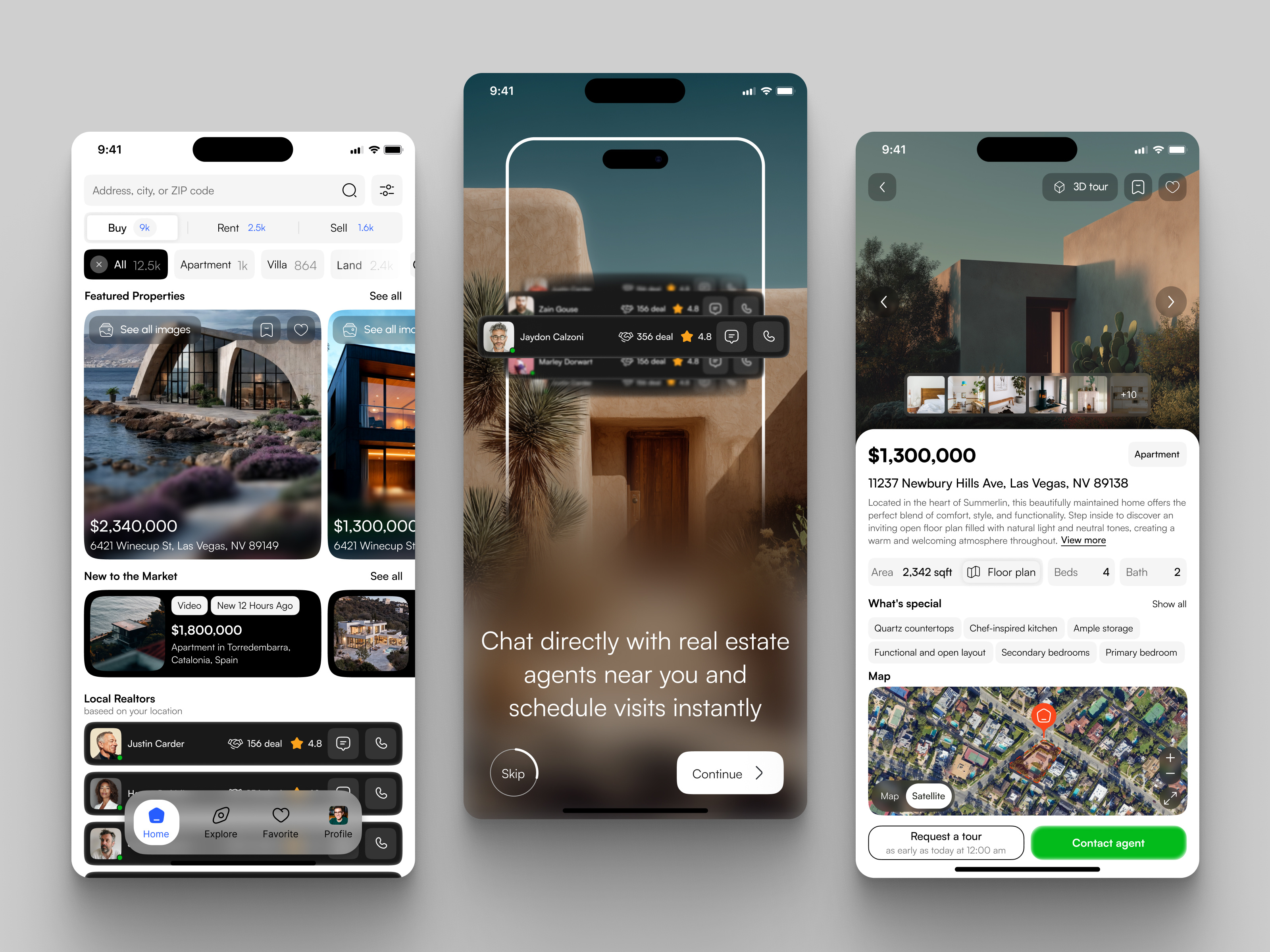 Real estate app design agent apartment app app design architecture booking booking home building clean house housing interface design interior property app real estate real estate app realtor ui ux