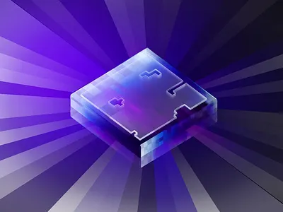 Ai 3d ai ai chip analyse artificial intelligence chip circuit compute data digital learn machine machine learning process quantum tech