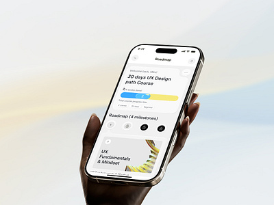 Trailmind - Goal based Learning ai learning app app app design course dashboard e learning app education app goal app goal tracking home page learning minimalist mobile mobile app onboarding product design study app trendy ui ux vivasoft