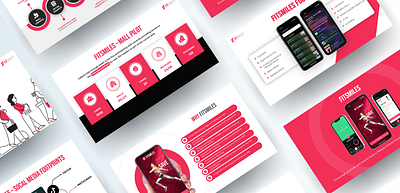 Fitsmiles - Fitness Pitch Deck app canva fitness google presentation google slides pitch deck design powerpoint design powerpoint presentation ppt slides presentation designer sales presentation sports