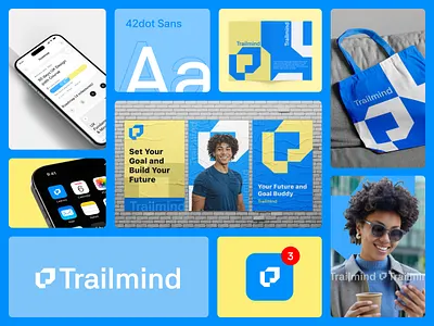 Trailmind - Branding for Goal based Learning App brand brand agency brand and identity brand design brand guideline brand identity branding dashboard dashboard branding health branding healthcare healthcare branding hospital logo management management dashboard medical health visual identity vivasoft