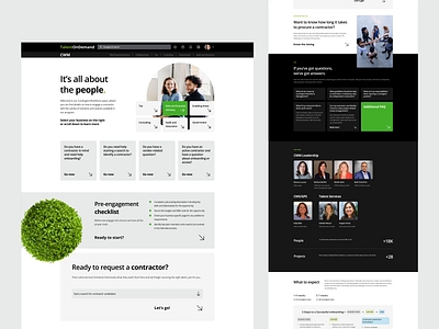 Deloitte - Talent On Demand website branding carousel case study components deloitte design design system faq gallery hero illustration landing page logo numbers portfolio render saas testimonials ui website
