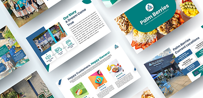 Palm Berries - Presentation Design branding designer fitness google slides graphic design healthy pitch deck powerpoint design powerpoint presentation ppt slides presentation design professional designer sales presentation story teller
