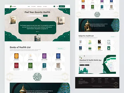 Al-Kitab Online Academy Website alkitab ayatalkitab cleandesign designinspiration dribbbleshots figmadesign islamicdesign islamicwebsite minimaldesign quranapp rejoanrejuuix uiuxdesign