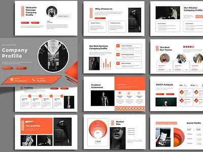 COMPANY PROFILE PRESENTATION TEMPLATE indesign presentat