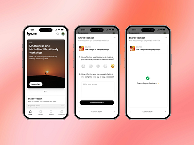Content Feedback app feedback product design ui ux