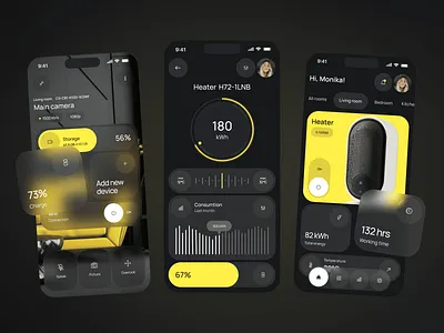 Smart Home App app app design design design concept figma mobile design smart home ui ui design user experience ux