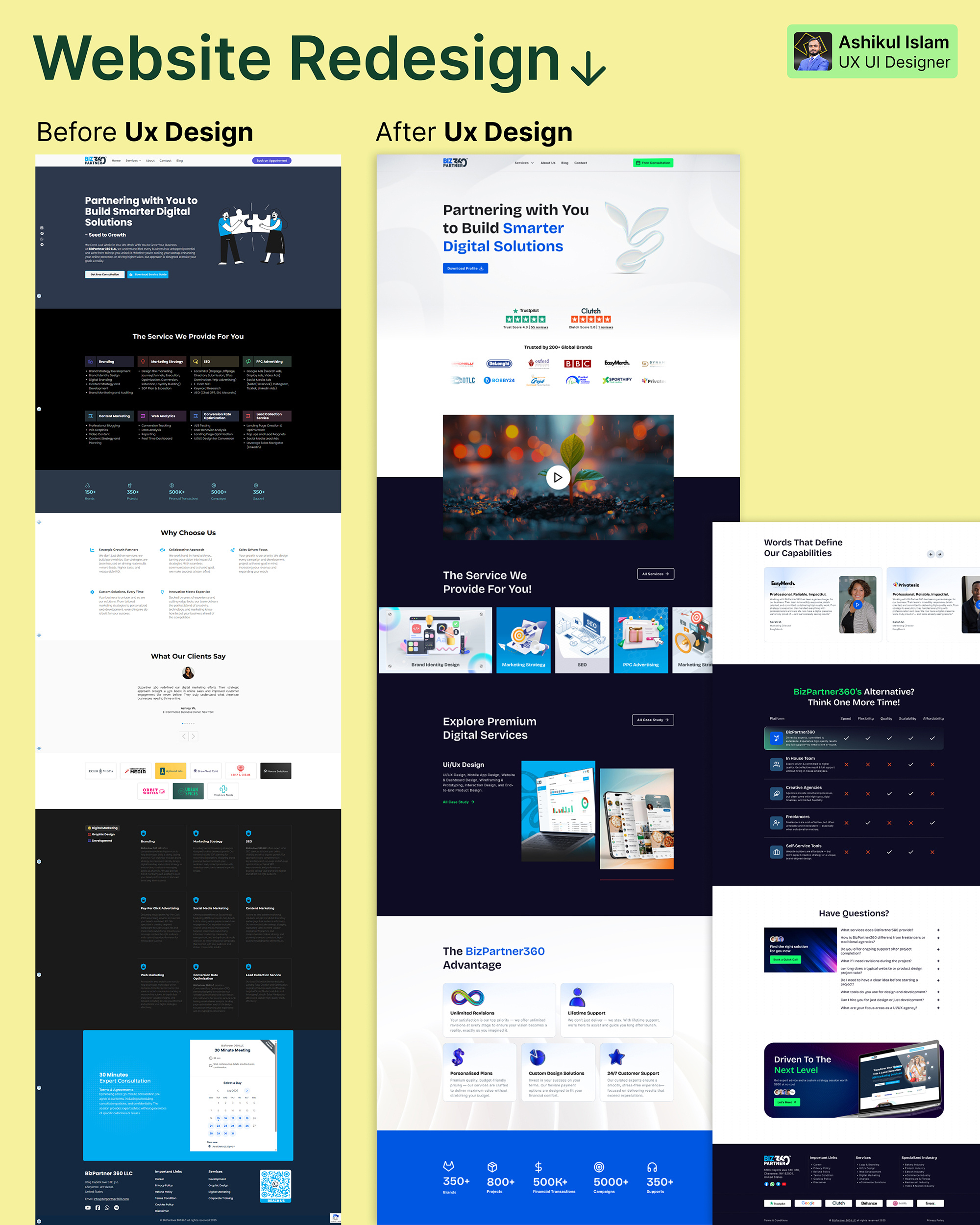 Website Redesign better ux redesign ui design ux design website website redesign