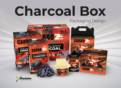Charcoal Box Design for Carbo-Z: Cultivating Growth with Premium barbeque charcoal charcoal box charcoal packaging design graphic designer packaging designer product line shisha charcoal structural design
