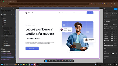 ReformUI Design system colors token System branding design design system figma graphic design modern ui ui design ux