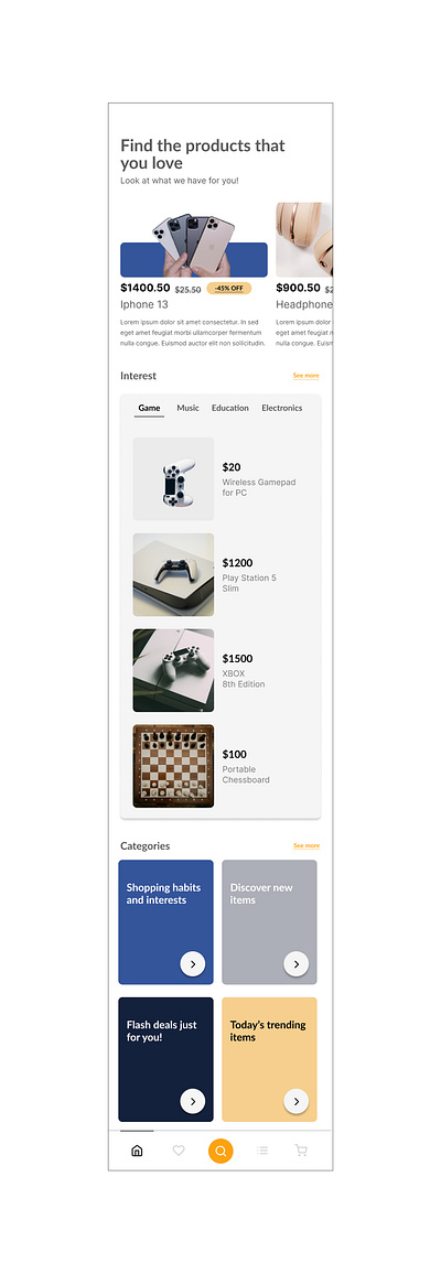 E-commerce website
